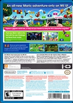 Nintendo Wii U New Super Mario Bros. U Back CoverThumbnail